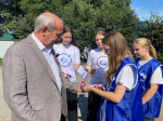 В Жердевском муниципальном округе прошла акция «Цвета Родины», приуроченная ко Дню Государственного флага Российской Федерации..