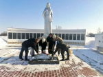 В сёлах Жердевского муниципального округа прошли церемонии возложения цветов к мемориалам памяти воинам, погибшим в годы Великой Отечественной войны 1941-1945гг., посвященные Дню защитнику Отечества..