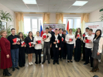 В Жердевском муниципальном округе состоялась торжественная церемония вручения паспортов активистам «Движение первых», приуроченная ко Дню воссоединения Крыма с Россие.